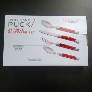 Wolfgang Puck flatware set 24 piece